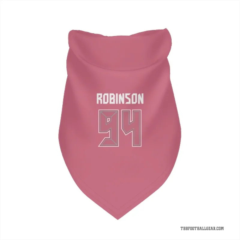 A'Shawn Robinson  Pink Tampa Bay Buccaneers  Cat & Dog Pet Bandana