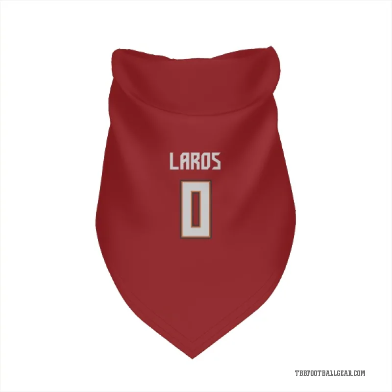 Aidan Laros  Red Tampa Bay Buccaneers  Cat & Dog Pet Bandana