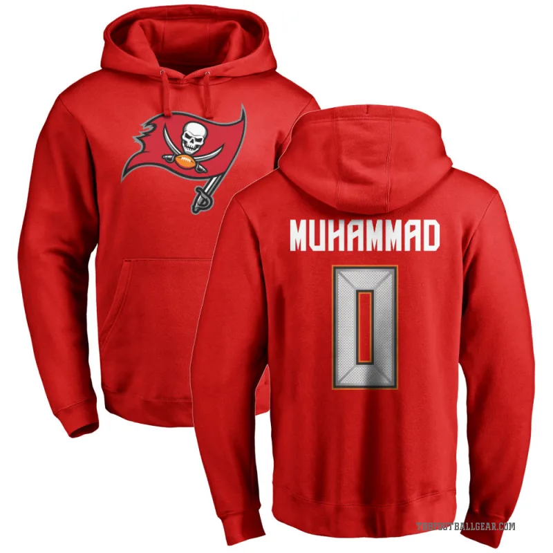 Al-Quadin Muhammad Men's Red Tampa Bay Buccaneers Pro Line Logo Pullover Hoodie