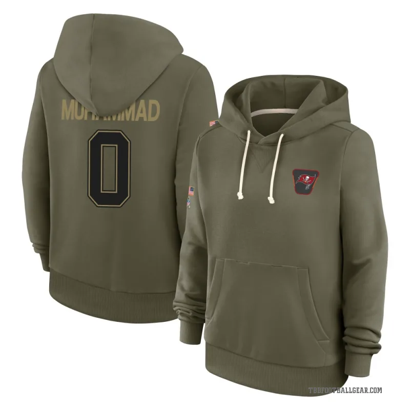 Al-Quadin Muhammad Women's Olive Tampa Bay Buccaneers 2025 Salute to Service Hoodie
