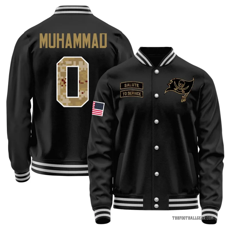 Al-Quadin Muhammad Youth Black Tampa Bay Buccaneers Salute to Service Sideline Performance Jacket