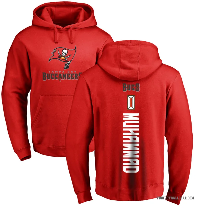 Al-Quadin Muhammad Youth Red Tampa Bay Buccaneers Pro Line Backer Pullover Hoodie