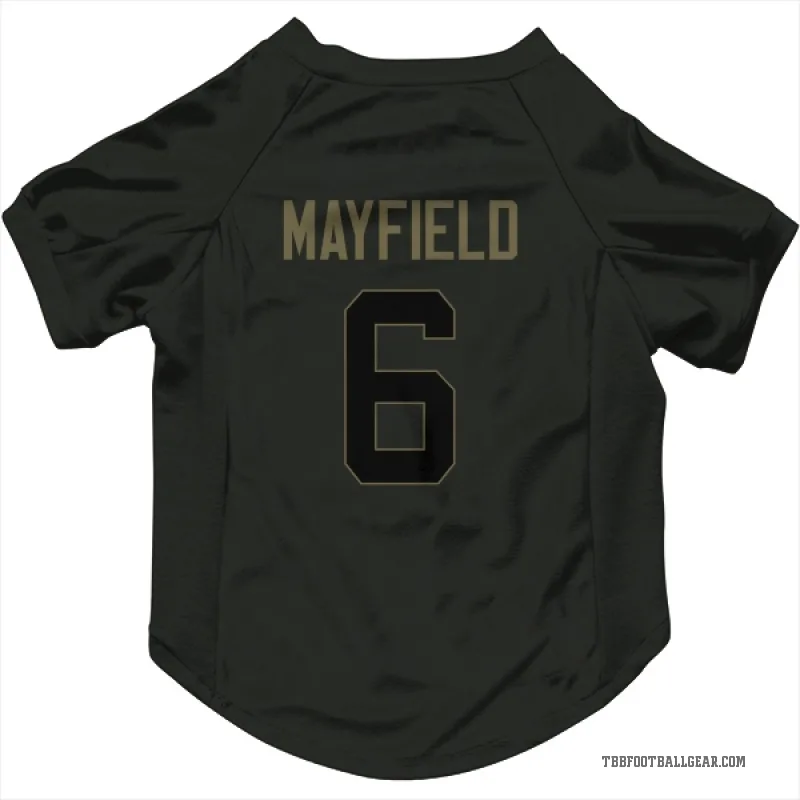 Baker Mayfield  Black Tampa Bay Buccaneers  Service Cat & Dog Pet Jersey
