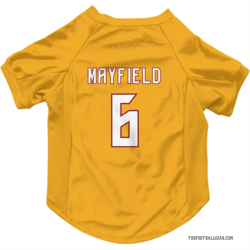 Baker Mayfield Orange Tampa Bay Buccaneers Cat & Dog Pet Jersey