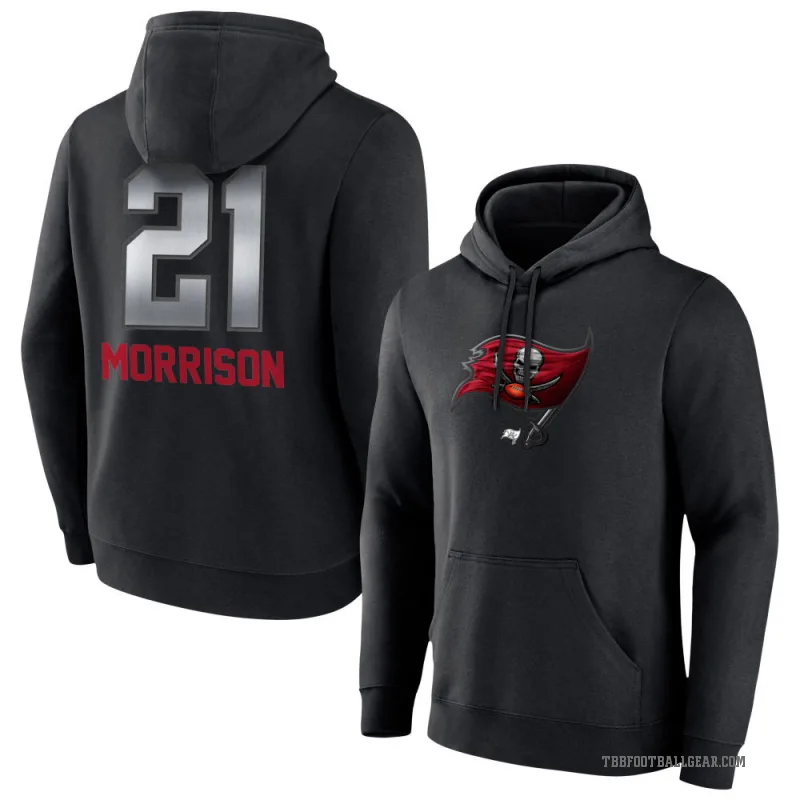 Benjamin Morrison Men's Black Tampa Bay Buccaneers Midnight Mascot Pullover Hoodie