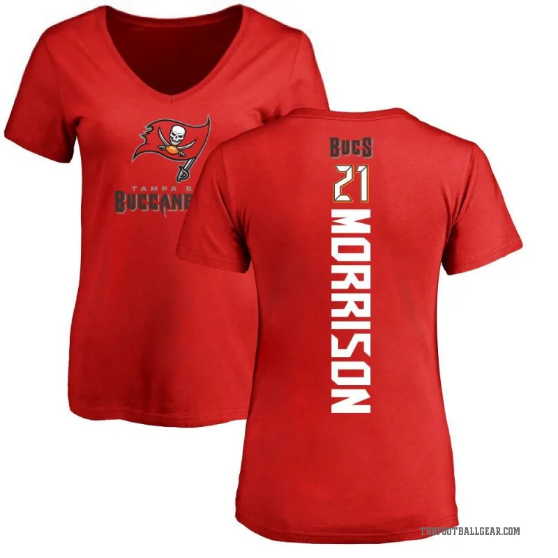 Benjamin Morrison Women's Red Tampa Bay Buccaneers Backer Slim Fit T-Shirt -