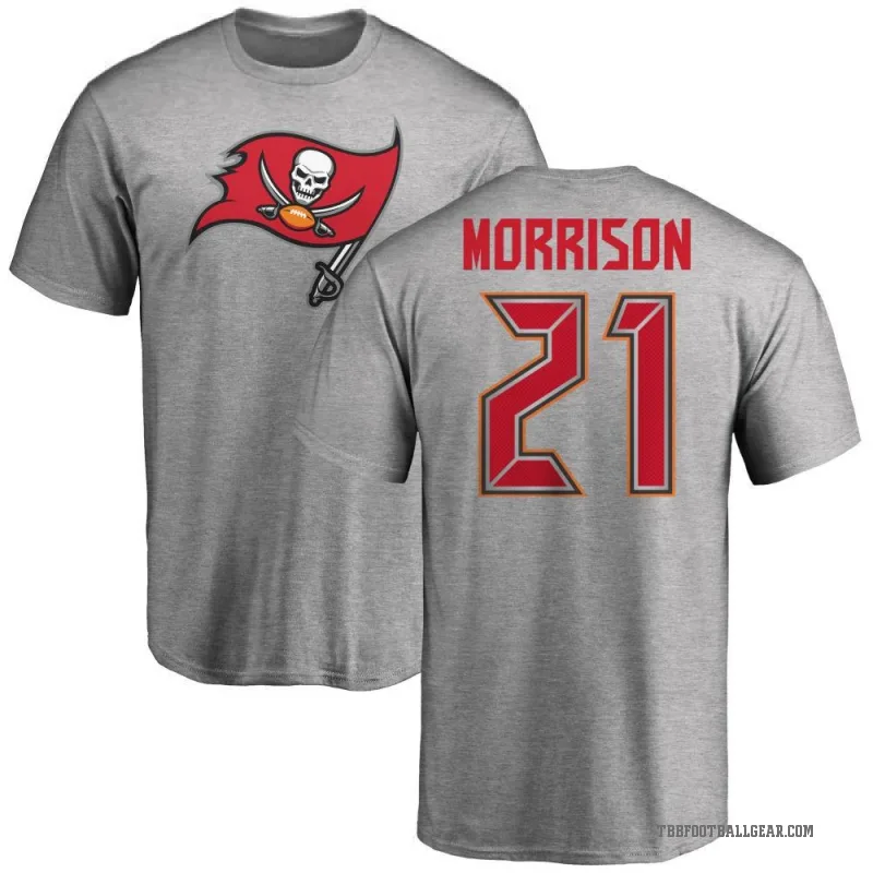 Benjamin Morrison Youth Ash Tampa Bay Buccaneers Logo T-Shirt -