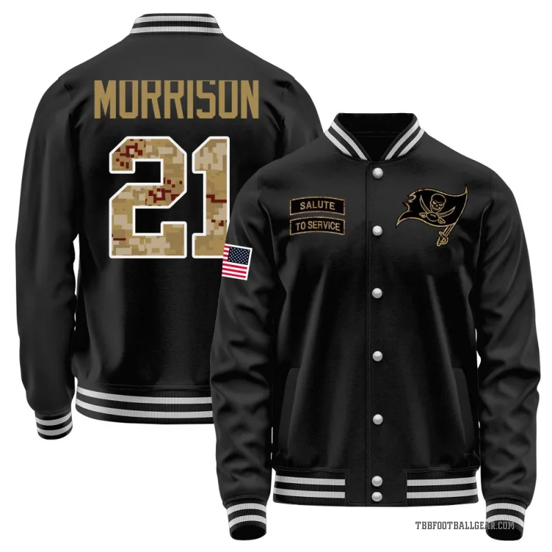 Benjamin Morrison Youth Black Tampa Bay Buccaneers Salute to Service Sideline Performance Jacket