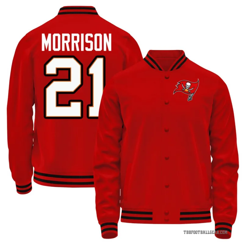 Benjamin Morrison Youth Red Tampa Bay Buccaneers Full-Snap Jacket
