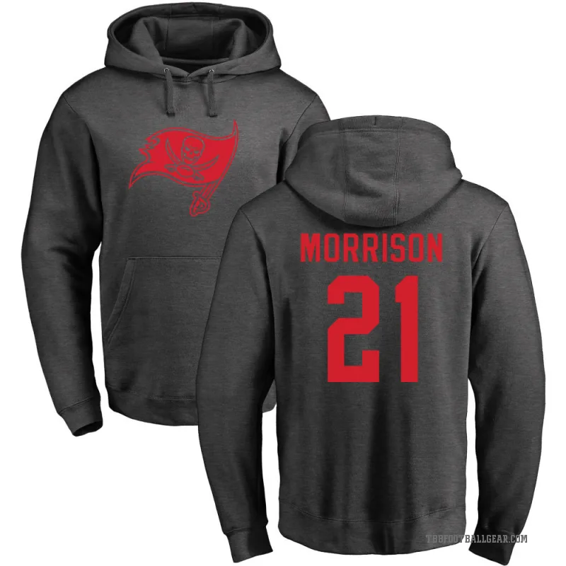 Benjamin Morrison Youth Tampa Bay Buccaneers Pro Line by Branded Ash One Color Pullover Hoodie