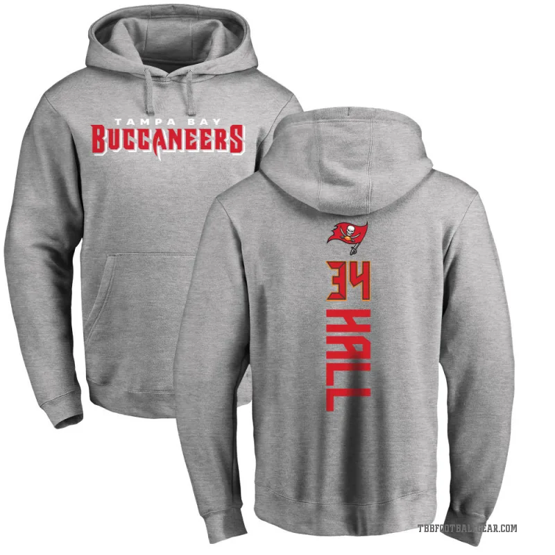 Bryce Hall Youth Tampa Bay Buccaneers Pro Line Ash Backer Pullover Hoodie