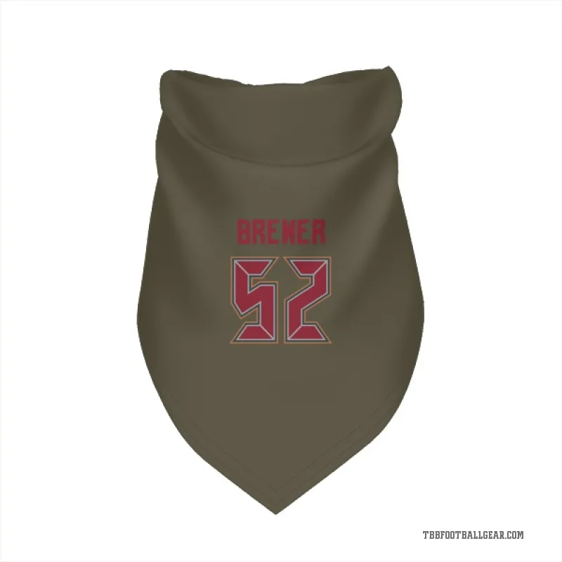 C.J. Brewer  Olive Tampa Bay Buccaneers  Cat & Dog Pet Bandana