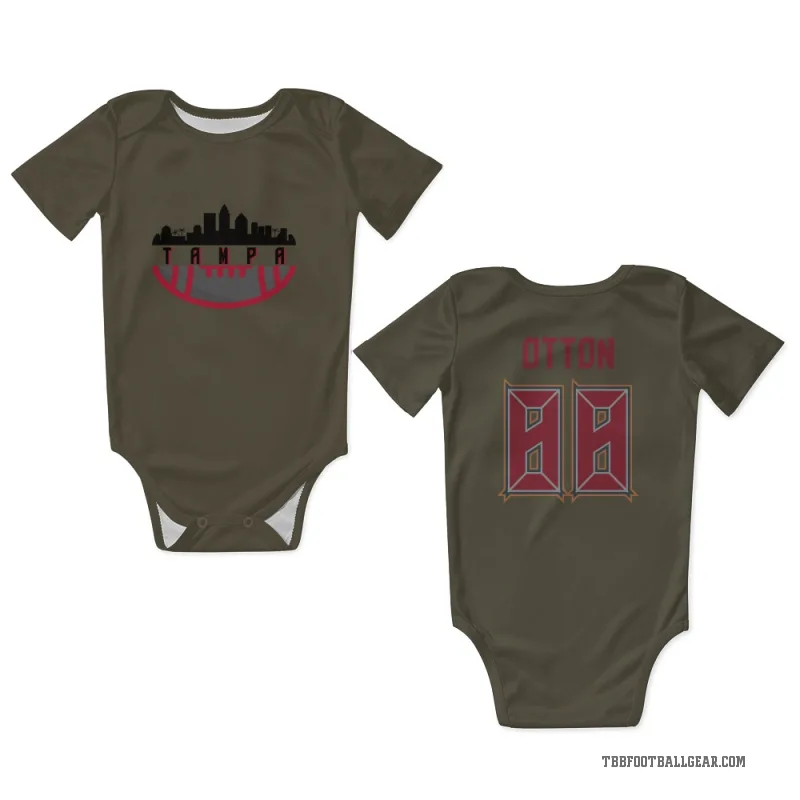Cade Otton  Olive Tampa Bay Buccaneers  Newborn & Infant Bodysuit