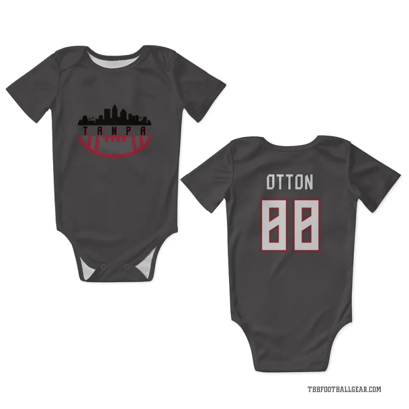Cade Otton  Tampa Bay Buccaneers   Pewter Newborn & Infant Bodysuit
