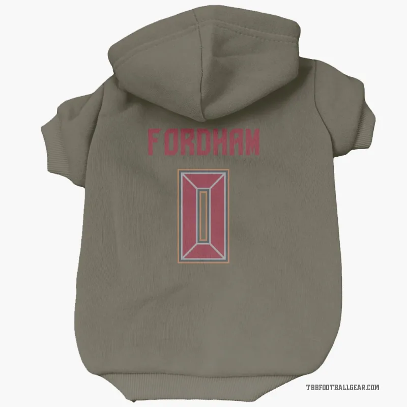 Caden Fordham  Olive Tampa Bay Buccaneers  Cat & Dog Pet Hoodie
