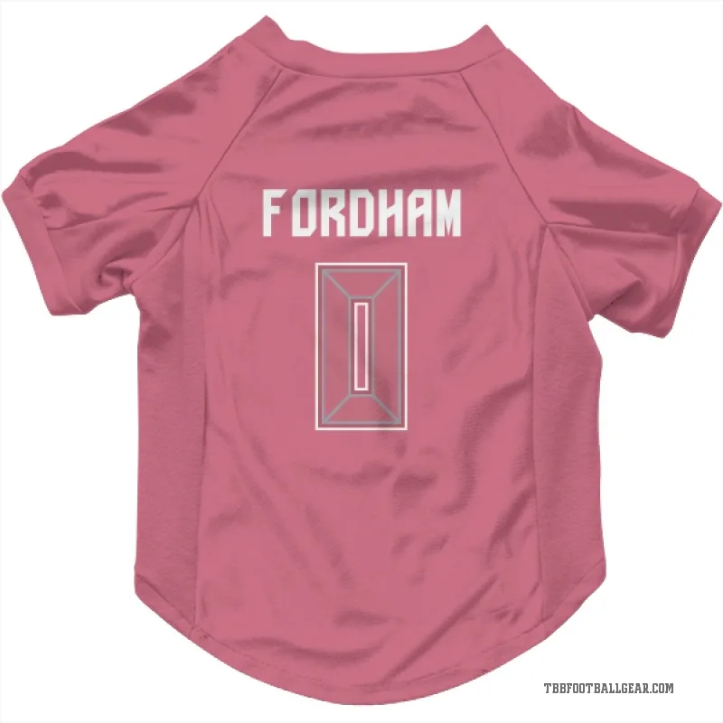 Caden Fordham  Pink Tampa Bay Buccaneers  Cat & Dog Pet Jersey