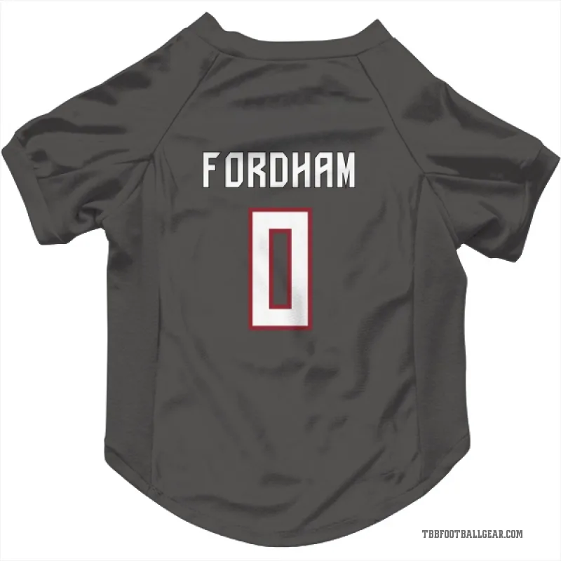Caden Fordham  Tampa Bay Buccaneers   Pewter Cat & Dog Pet Jersey