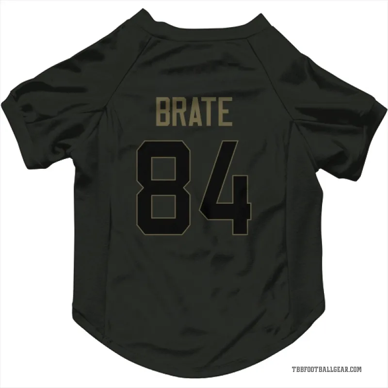 Cameron Brate  Black Tampa Bay Buccaneers  Service Cat & Dog Pet Jersey