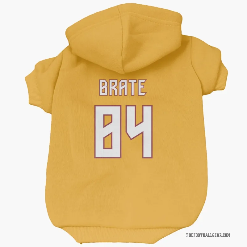 Cameron Brate  Orange Tampa Bay Buccaneers  Cat & Dog Pet Hoodie