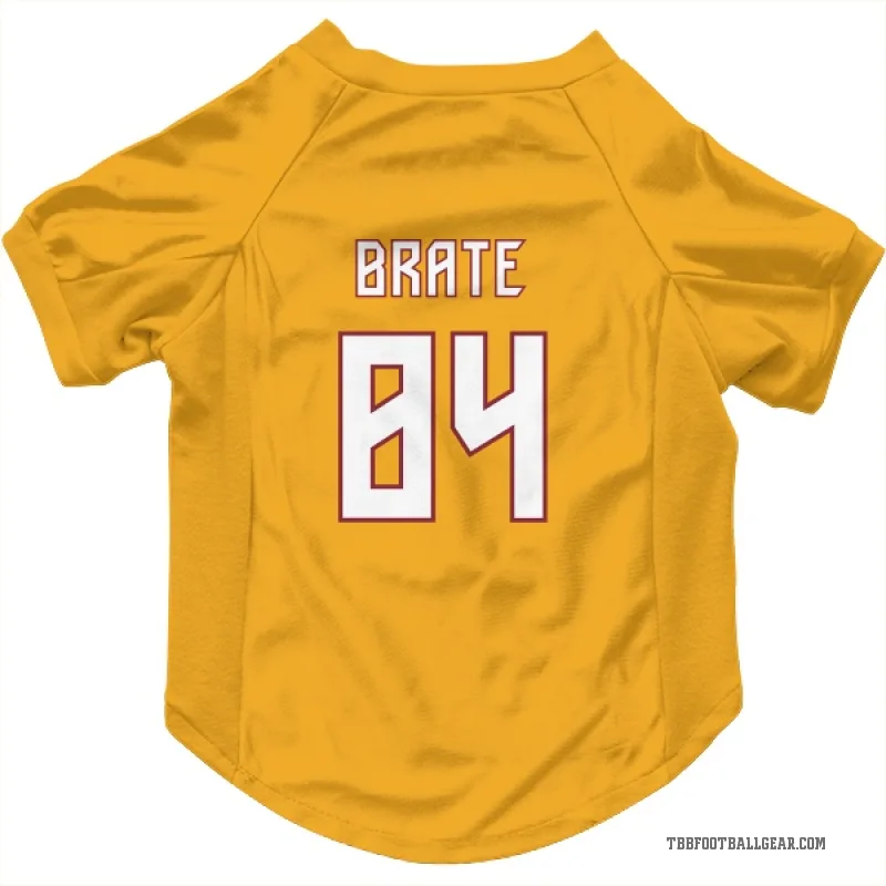 Cameron Brate  Orange Tampa Bay Buccaneers  Cat & Dog Pet Jersey