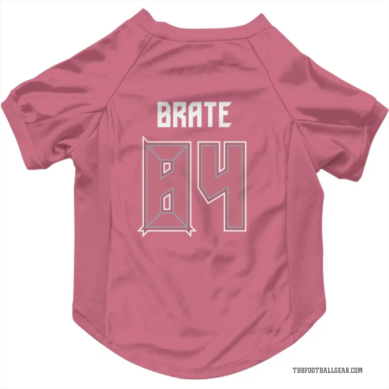 Cameron Brate  Pink Tampa Bay Buccaneers  Cat & Dog Pet Jersey