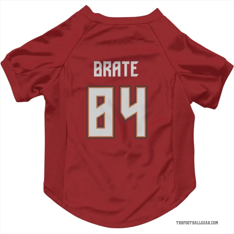 Cameron Brate  Red Tampa Bay Buccaneers  Cat & Dog Pet Jersey