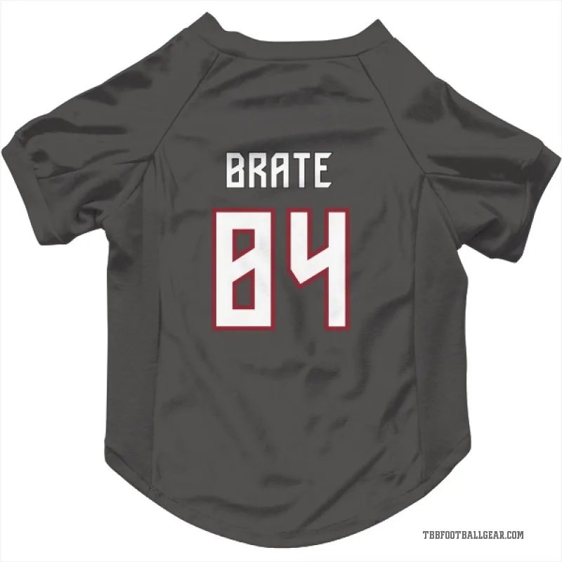 Cameron Brate  Tampa Bay Buccaneers   Pewter Cat & Dog Pet Jersey