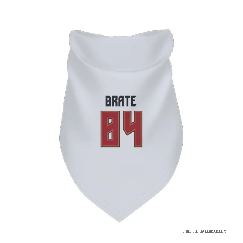 Cameron Brate  White Tampa Bay Buccaneers  Cat & Dog Pet Bandana
