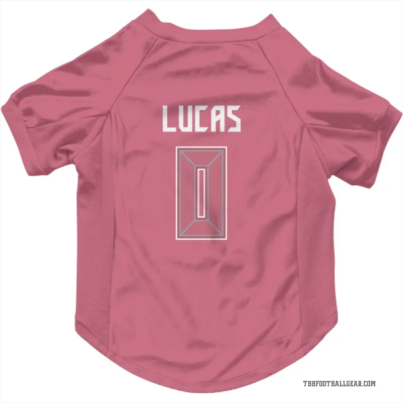 Chase Lucas  Pink Tampa Bay Buccaneers  Cat & Dog Pet Jersey