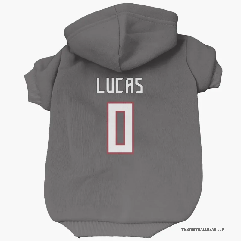 Chase Lucas  Tampa Bay Buccaneers   Pewter Cat & Dog Pet Hoodie