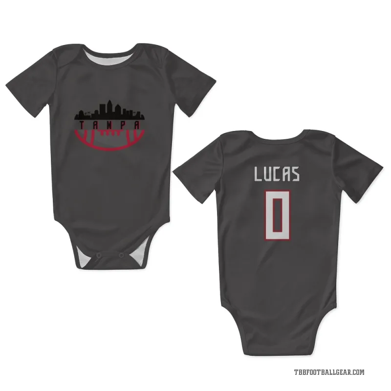 Chase Lucas  Tampa Bay Buccaneers   Pewter Newborn & Infant Bodysuit