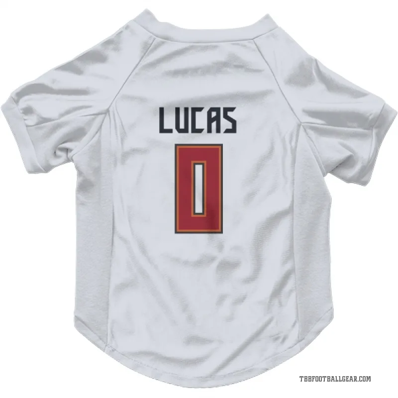 Chase Lucas  White Tampa Bay Buccaneers  Cat & Dog Pet Jersey