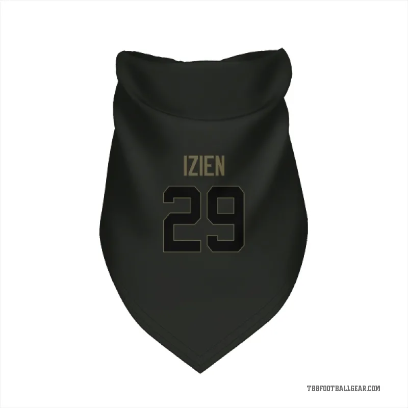 Christian Izien  Black Tampa Bay Buccaneers  Service Cat & Dog Pet Bandana