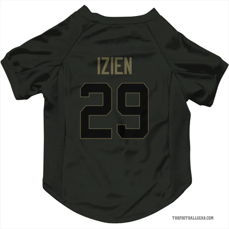Christian Izien  Black Tampa Bay Buccaneers  Service Cat & Dog Pet Jersey