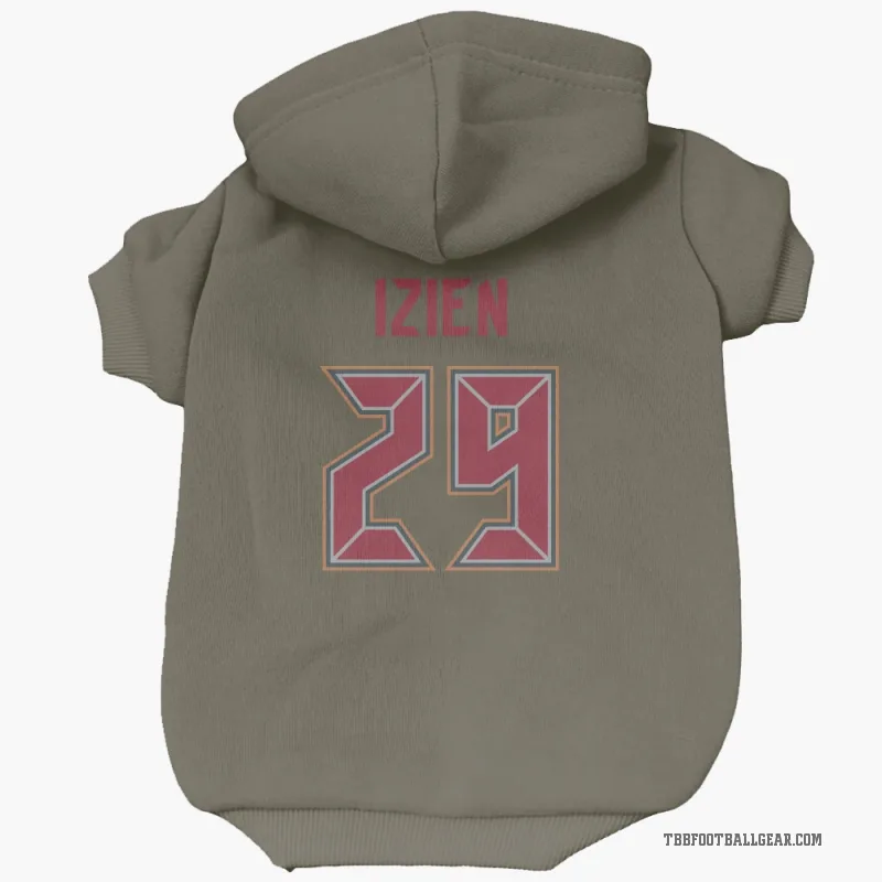 Christian Izien  Olive Tampa Bay Buccaneers  Cat & Dog Pet Hoodie