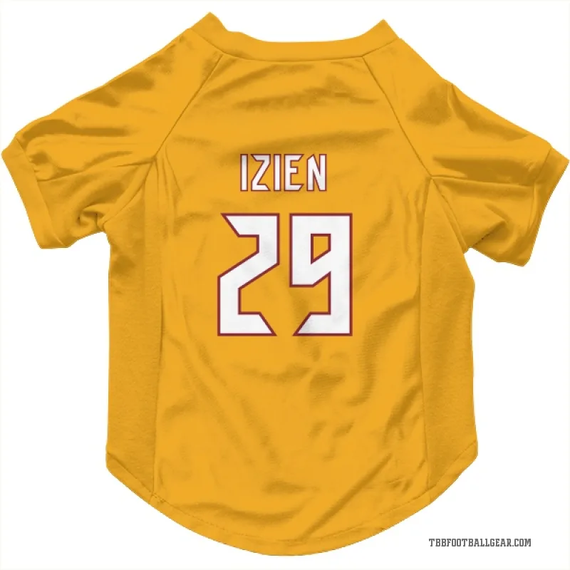 Christian Izien  Orange Tampa Bay Buccaneers  Cat & Dog Pet Jersey