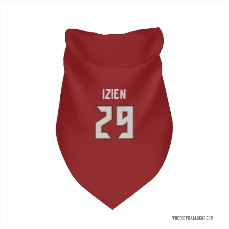 Christian Izien  Red Tampa Bay Buccaneers  Cat & Dog Pet Bandana