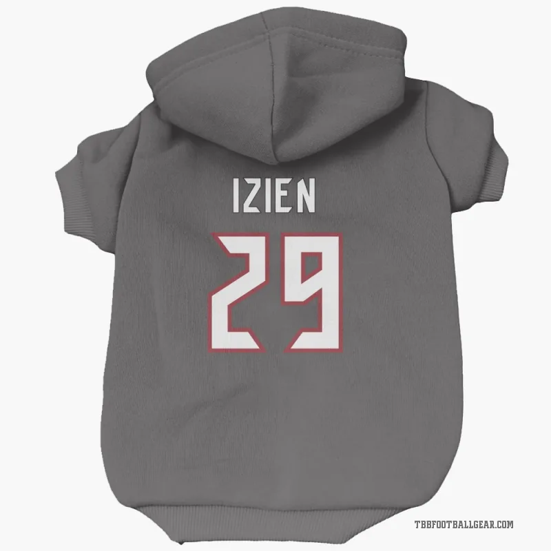 Christian Izien  Tampa Bay Buccaneers   Pewter Cat & Dog Pet Hoodie