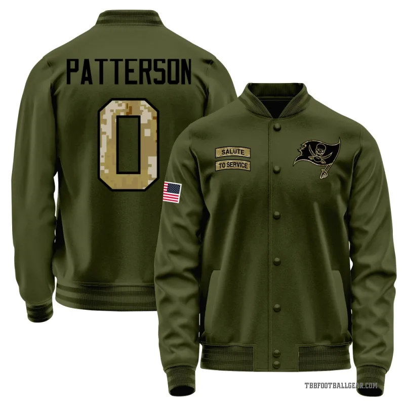 Dean Patterson Men's Olive Tampa Bay Buccaneers Salute to Service Sideline Performance Jacket