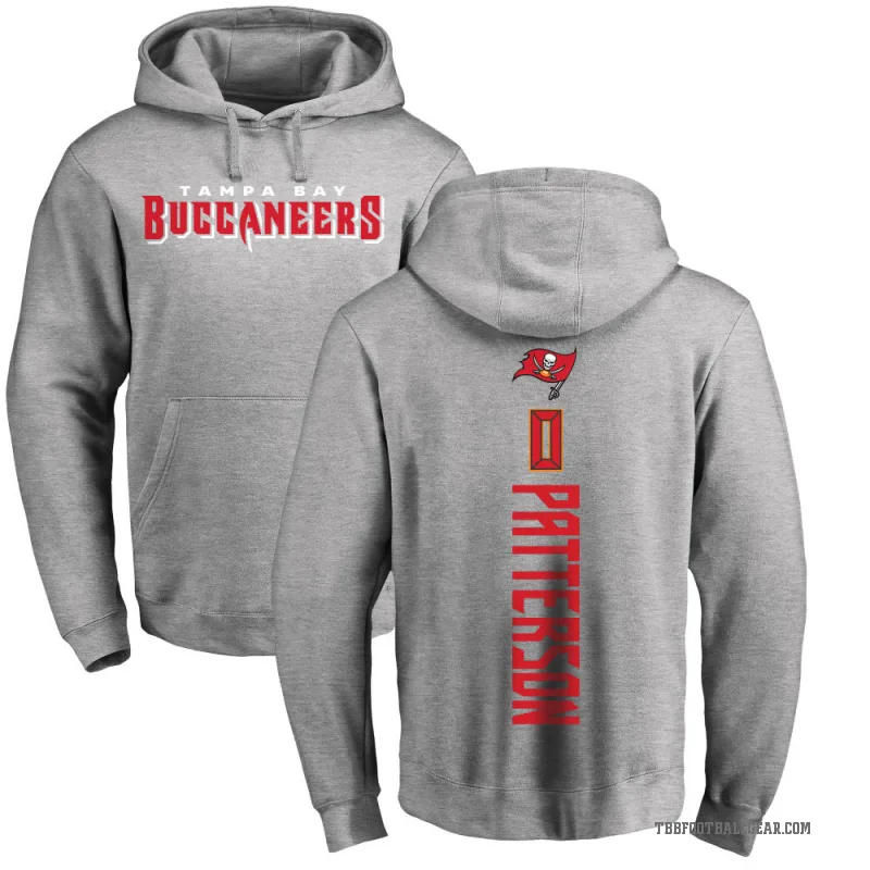Dean Patterson Men's Tampa Bay Buccaneers Pro Line Ash Backer Pullover Hoodie