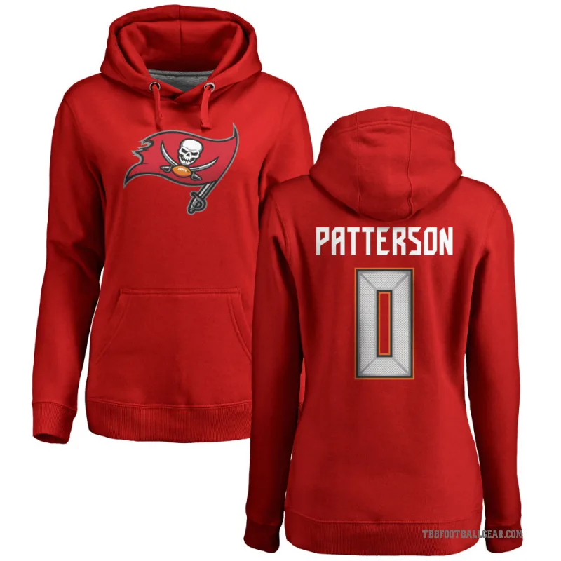 Dean Patterson Women's Red Tampa Bay Buccaneers Pro Line Logo Pullover Hoodie
