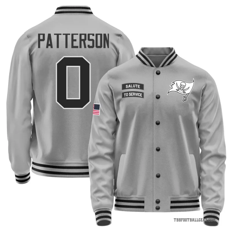 Dean Patterson Youth Gray Tampa Bay Buccaneers Salute to Service Performance Jacket