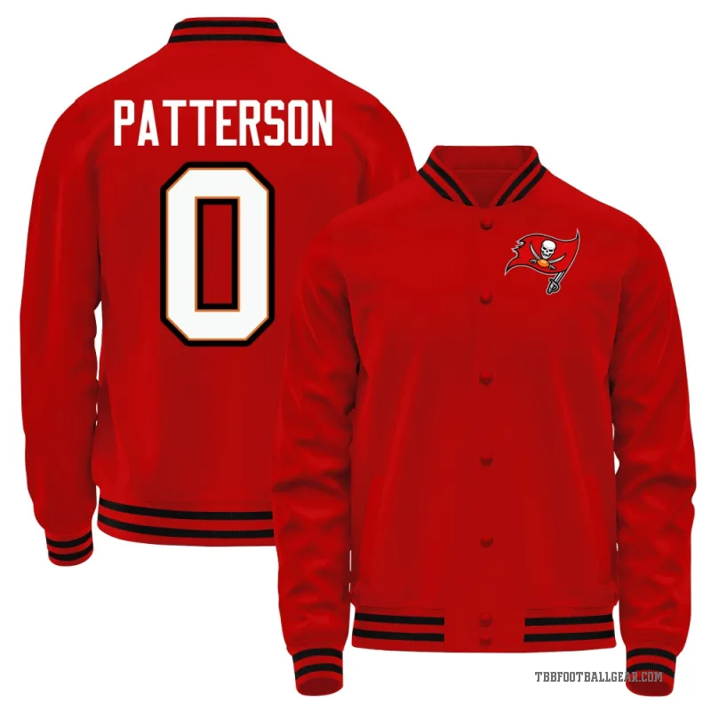 Dean Patterson Youth Red Tampa Bay Buccaneers Full-Snap Jacket