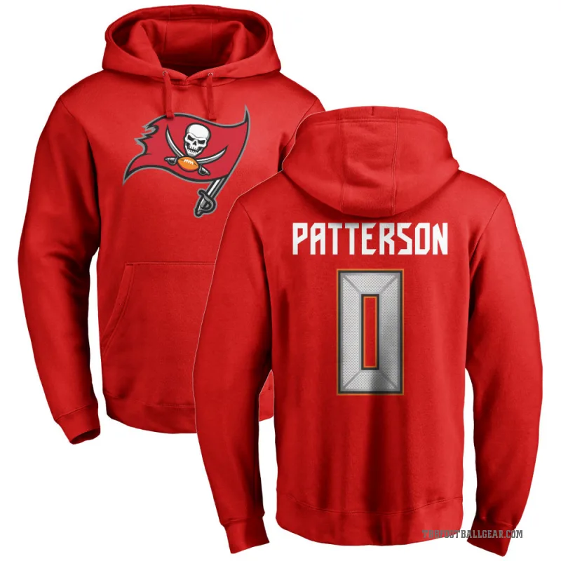 Dean Patterson Youth Red Tampa Bay Buccaneers Pro Line Logo Pullover Hoodie