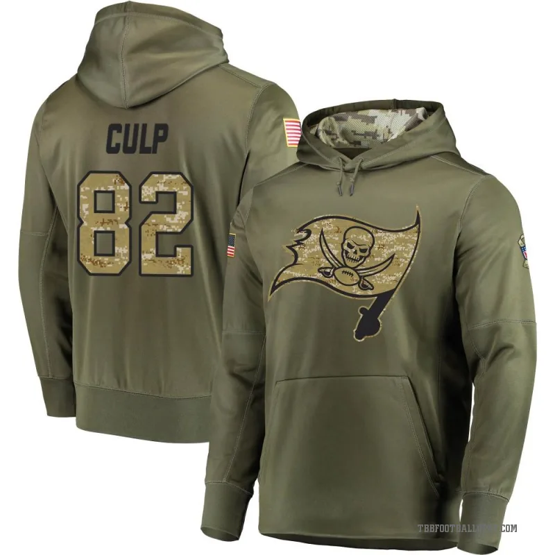 Devin Culp Men's Olive Tampa Bay Buccaneers Salute to Service Pullover Hoodie
