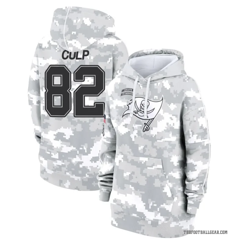 Devin Culp Women's Camo Tampa Bay Buccaneers Arctic 2024 Salute to Service Club Fleece Pullover Hoodie