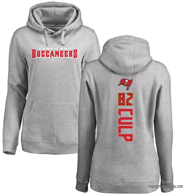 Devin Culp Women's Tampa Bay Buccaneers Pro Line Ash Backer Pullover Hoodie