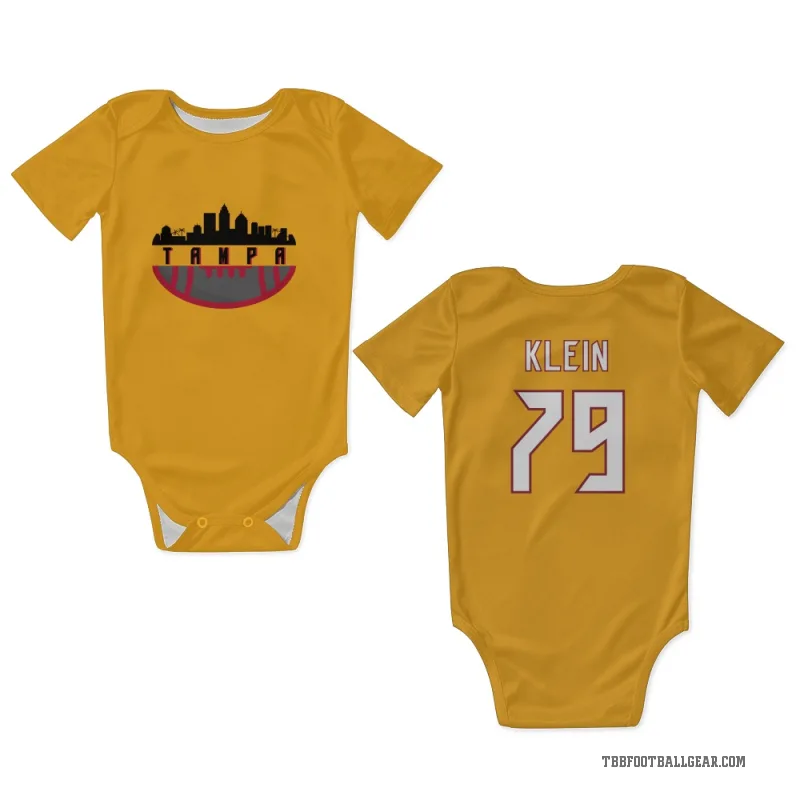 Elijah Klein  Orange Tampa Bay Buccaneers  Newborn & Infant Bodysuit