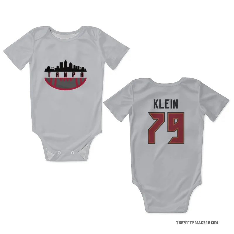 Elijah Klein  White Tampa Bay Buccaneers  Newborn & Infant Bodysuit