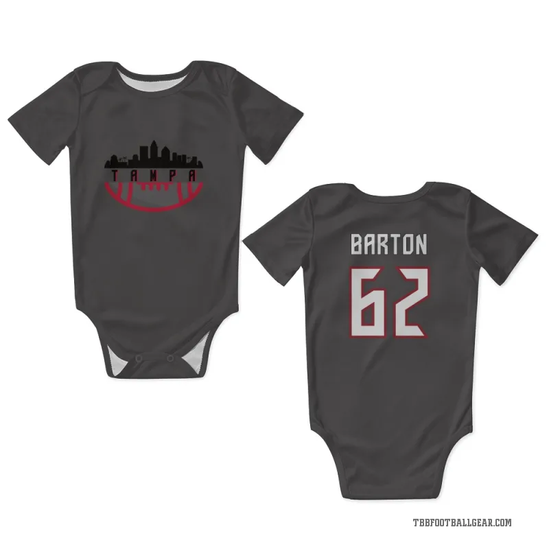 Graham Barton  Tampa Bay Buccaneers   Pewter Newborn & Infant Bodysuit